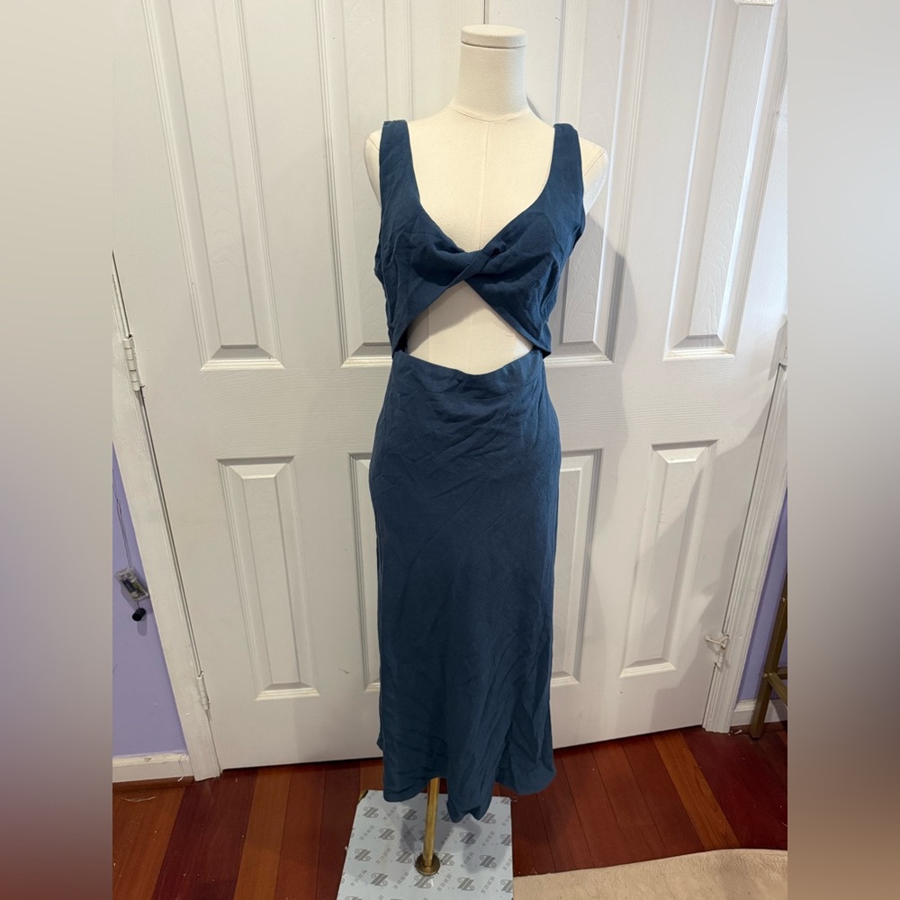 Petal & Pup Teal Backless Dress